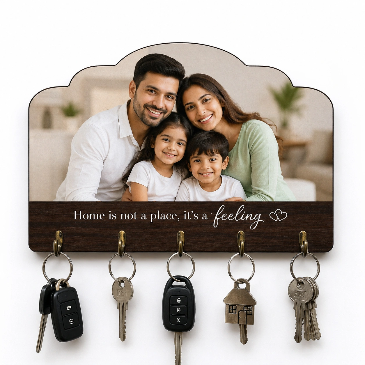 Family Photo Key Hanger